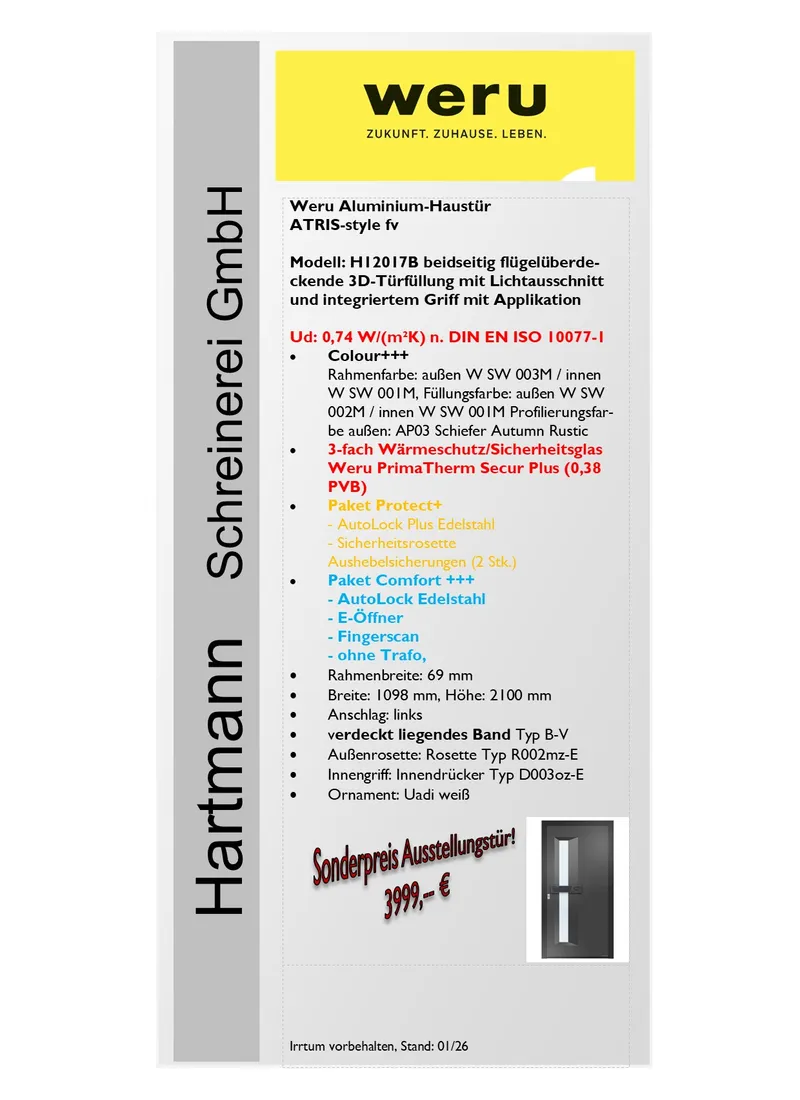 Datenblatt WERU ATRIS-style H12017B